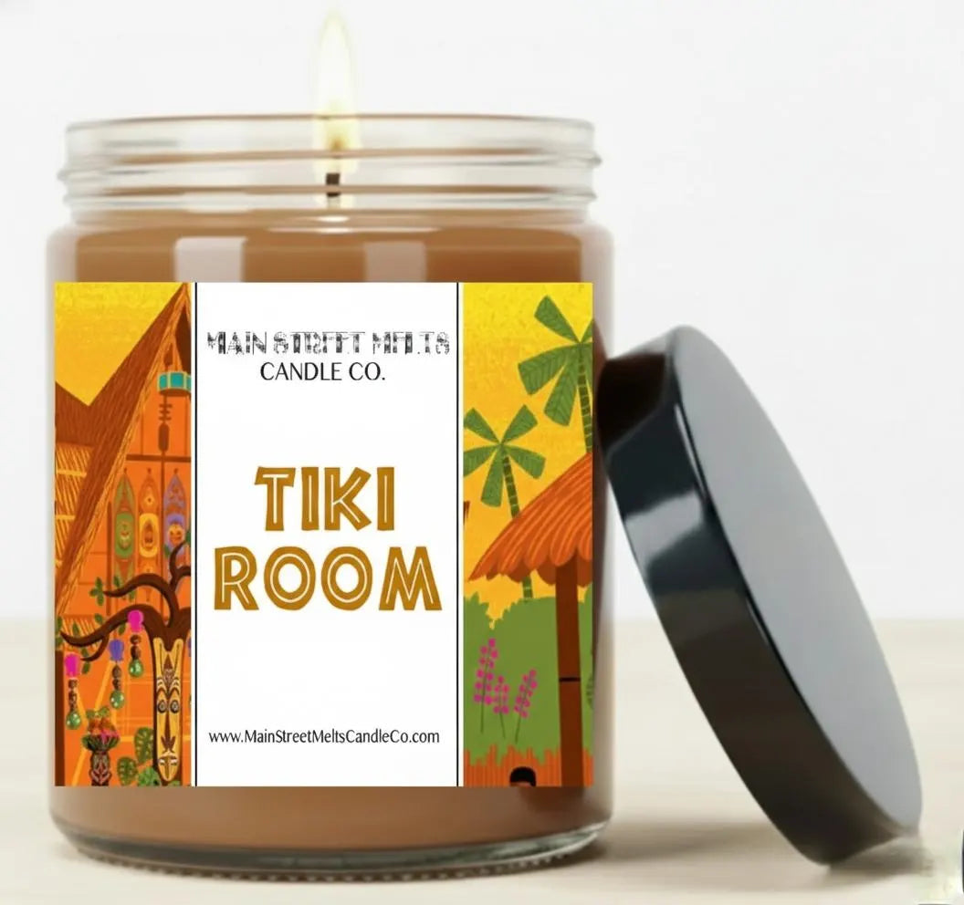 Tiki Room | Disney Inspired Scented Soy Candle -  Theme Park Fragrance