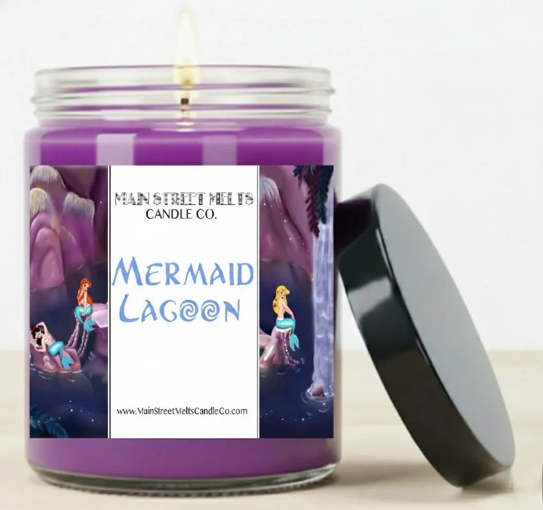 Mermaid Lagoon | Disney Inspired Scented Soy Candle - Theme Park Fragrance