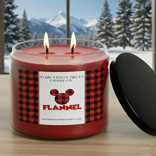 Flannel | Disney Inspired Scented Soy Candle - Canada Themed Fragrance