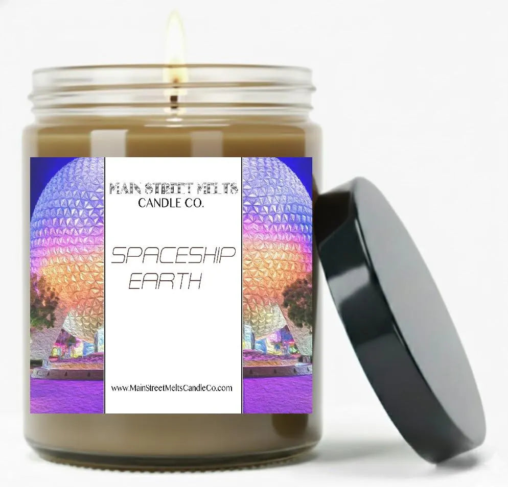 Spaceship Earth | Disney Inspired Scented Soy Candle -Theme Park Fragrance