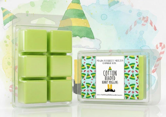 Cotton Headed Ninny Muggins | Elf Inspired Wax Melt - Scented Soy Candle Tart