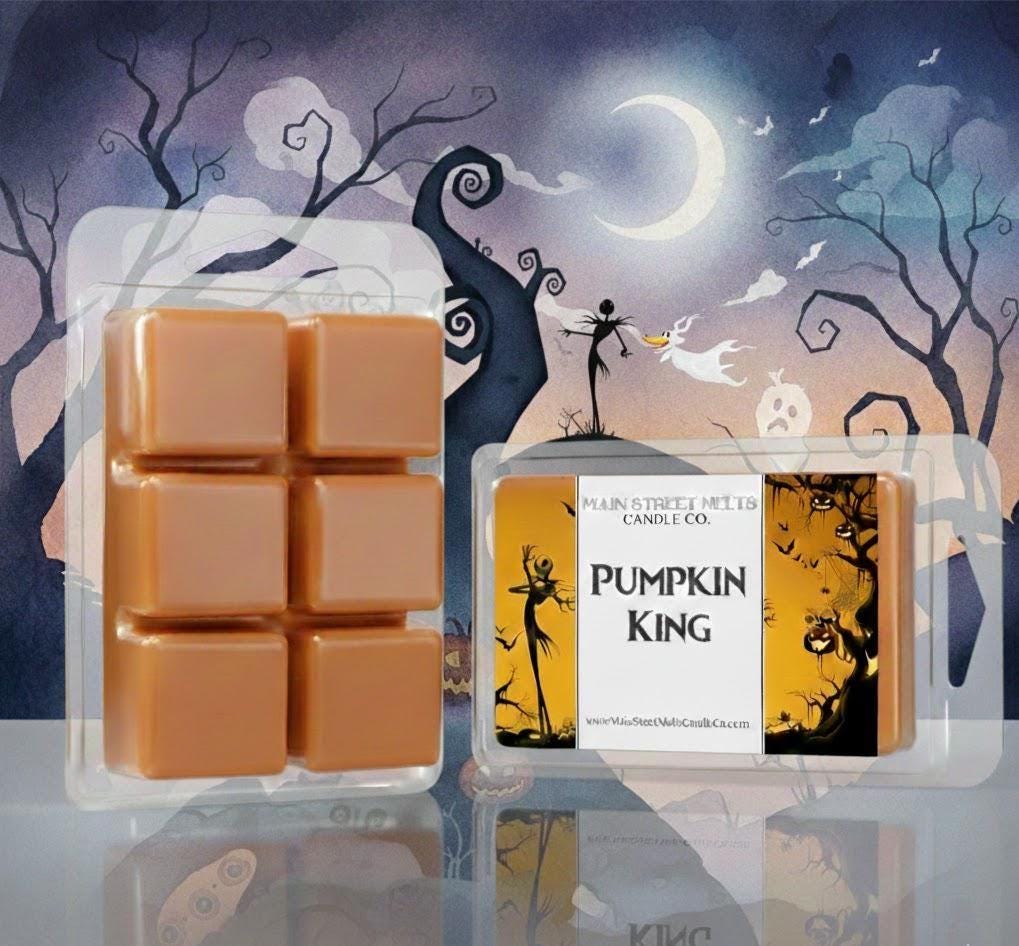 Pumpkin King | Disney Jack Skellington Inspired Wax Melt - Scented Soy Candle Tart