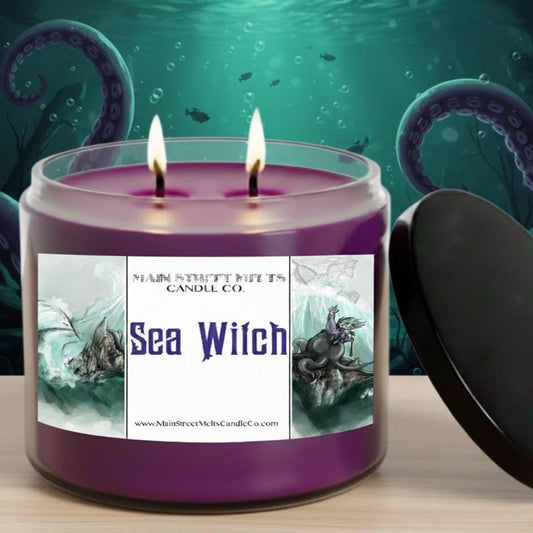 Sea Witch | Disney Inspired Scented Soy Candle - Villain Fragrance