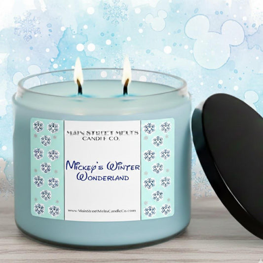 Mickey's Winter Wonderland | Disney Inspired Scented Soy Candle - Christmas Fragrance