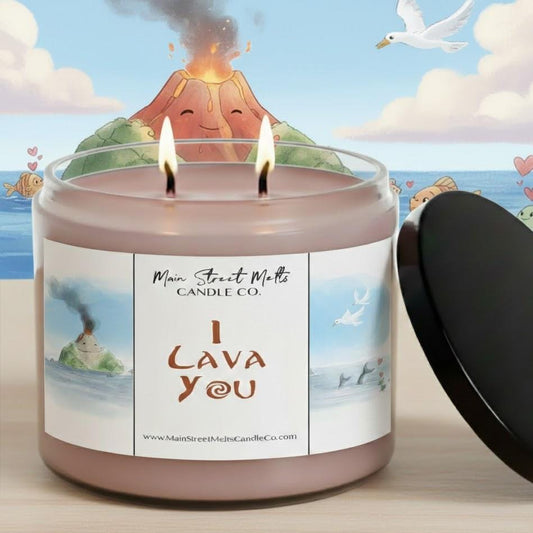 I Lava You | Disney Inspired Scented Soy Candle - Magic Volcano Fragrance