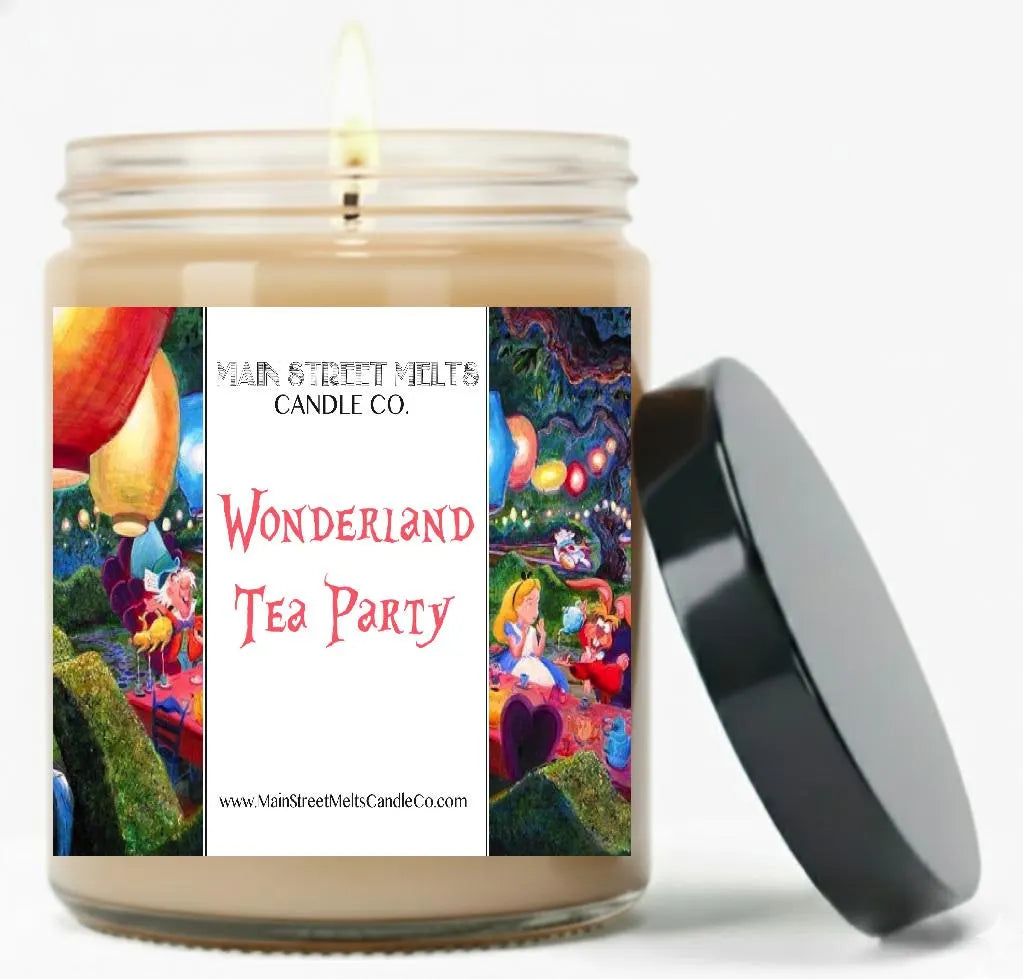 Wonderland Tea Party | Disney Inspired Scented Soy Candle - Chai Tea Fragrance