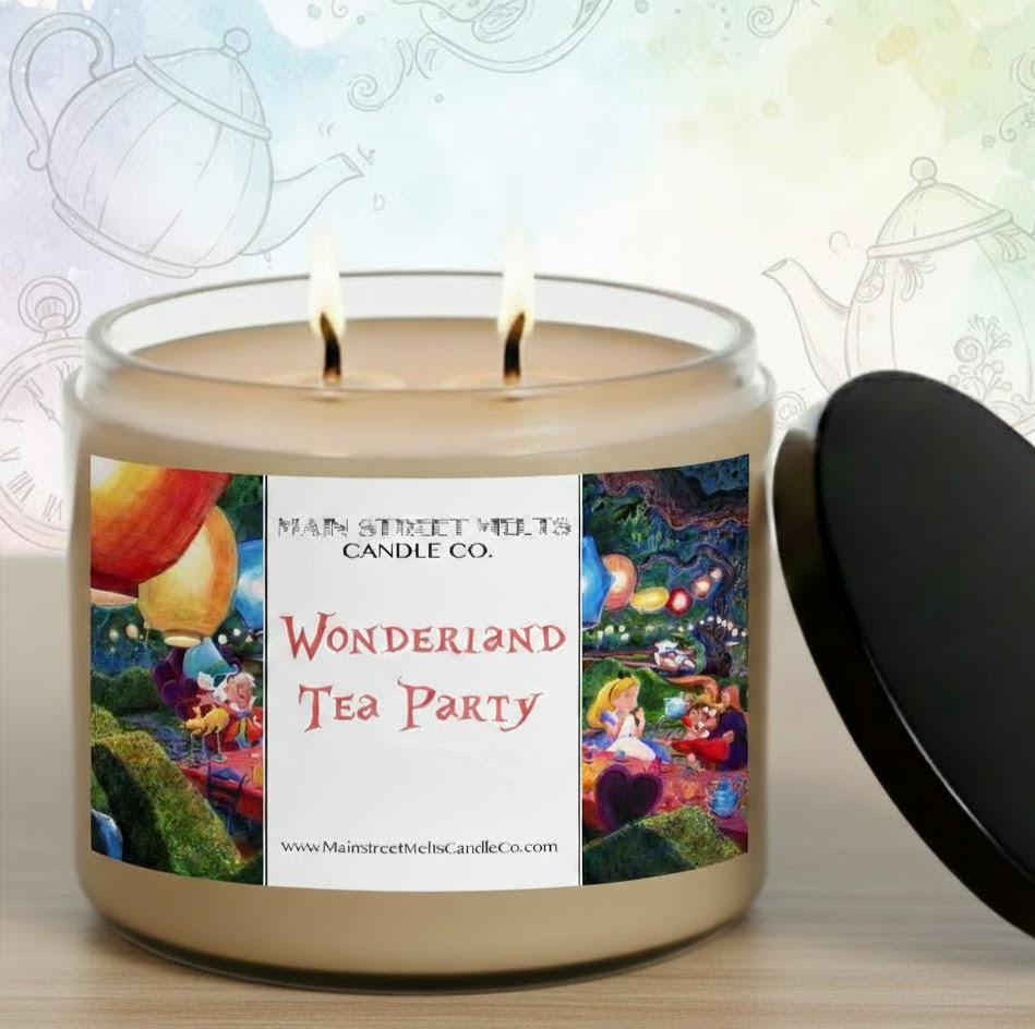 Wonderland Tea Party | Disney Inspired Scented Soy Candle - Chai Tea Fragrance
