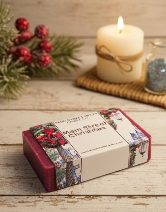 Main Street Christmas Disney Inspired Bar Soap - Cranberry Scent