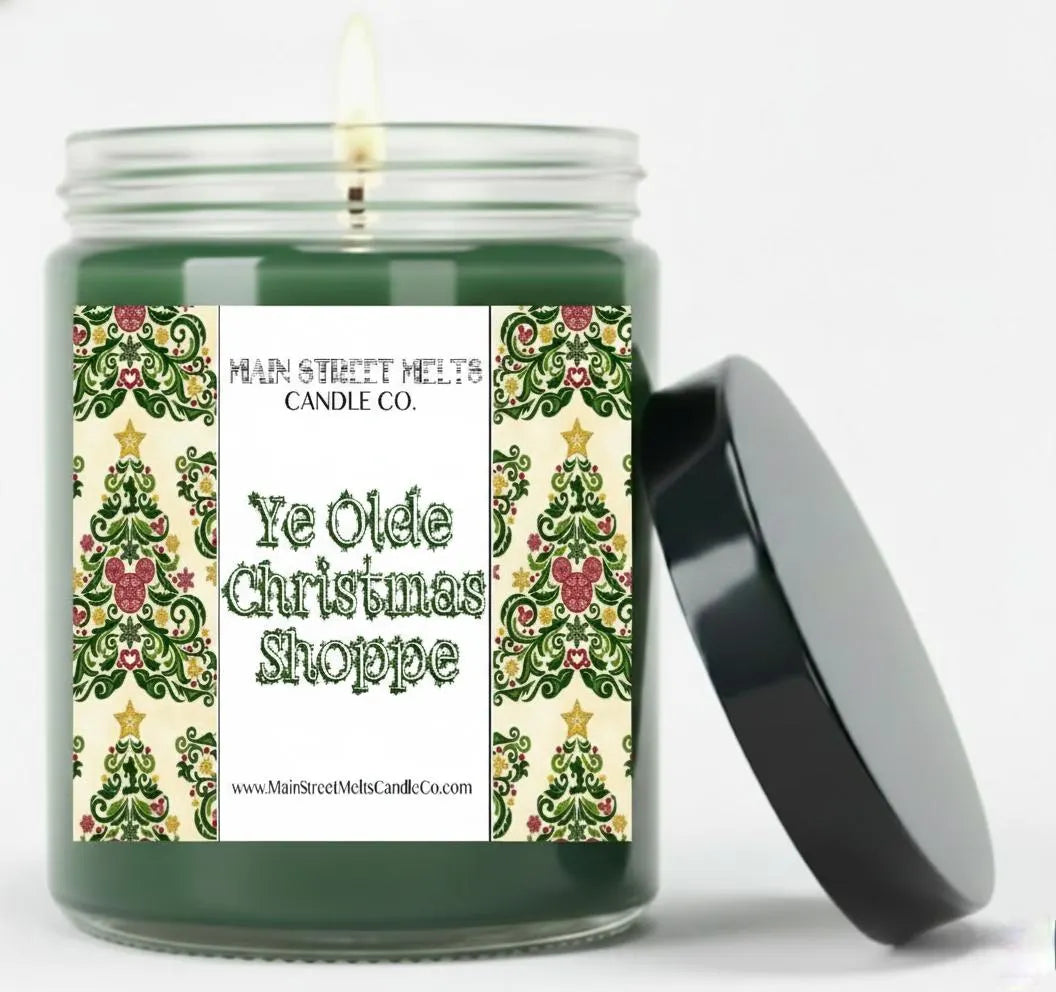 Ye Olde Christmas Shoppe | Disney Inspired Scented Soy Candle - Holiday Fragrance