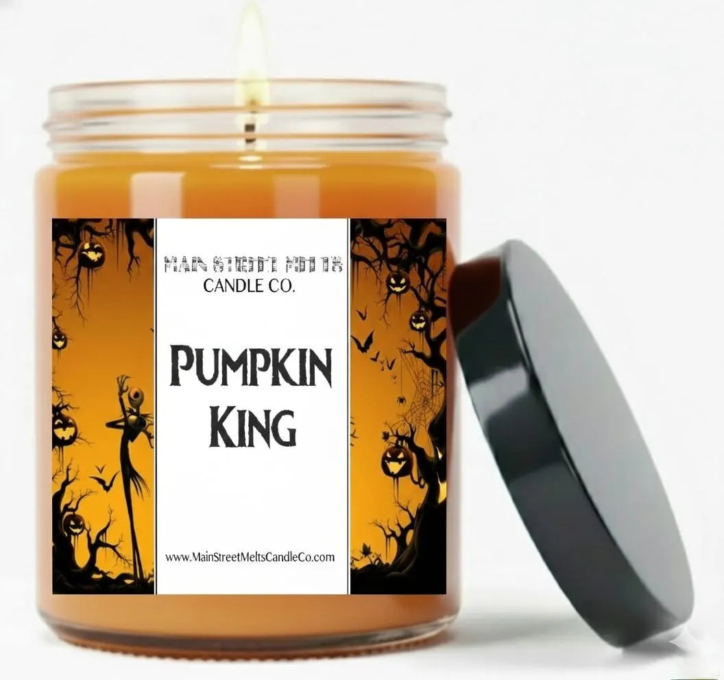 Pumpkin King | Disney Inspired Scented Soy Candle - Jack Skellington Fragrance