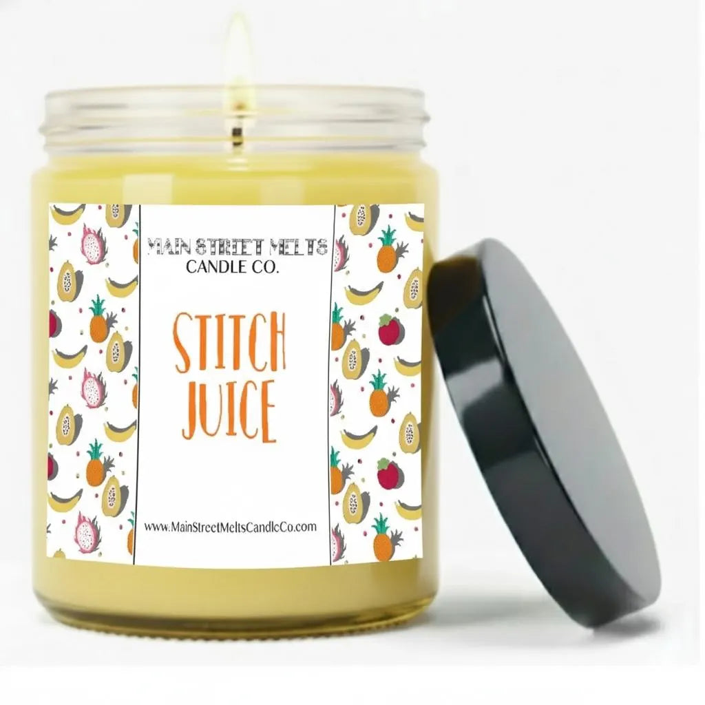 Stitch Juice | Disney Inspired Scented Soy Candle - Tropical Fragrance