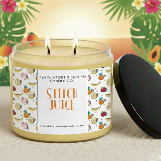 Stitch Juice | Disney Inspired Scented Soy Candle - Tropical Fragrance