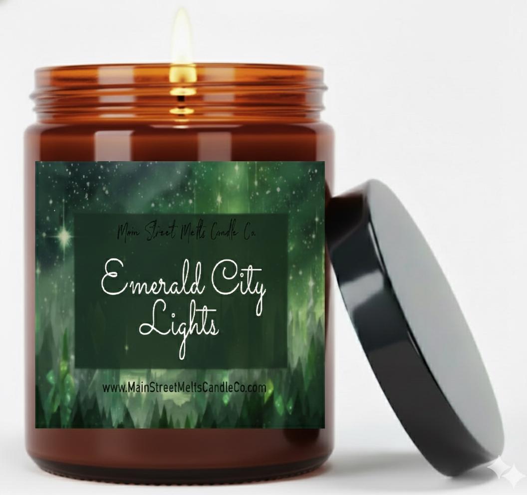 Emerald City Lights | Wicked Inspired Scented Soy Candle - Wizard of Oz Fragrance