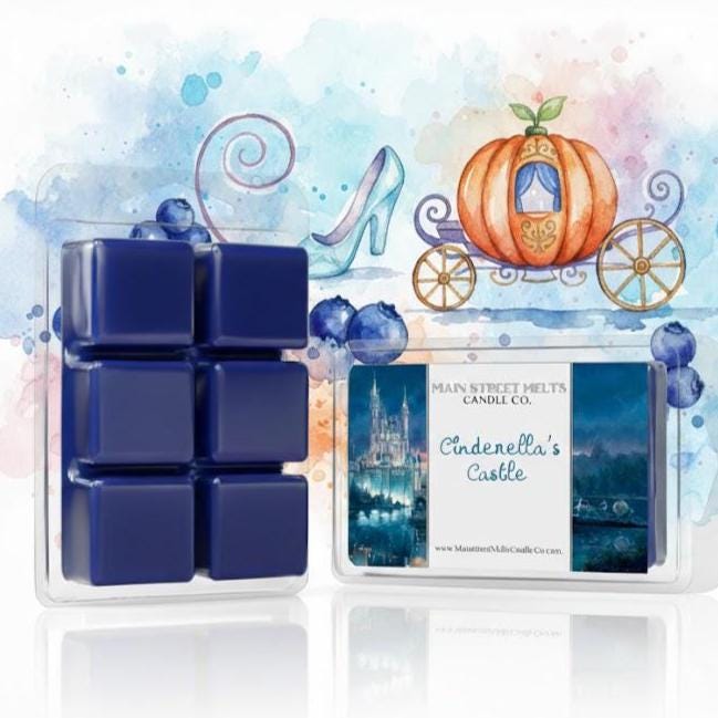 Cinderella's Castle | Disney Inspired Wax Melt - Scented Soy Candle Tart