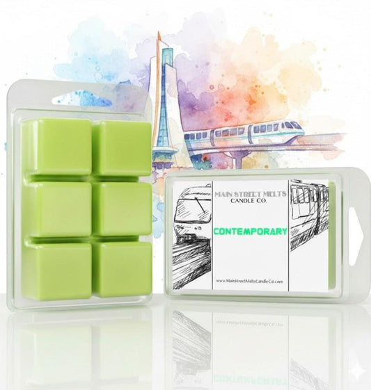 Contemporary Resort | Disney Inspired Wax Melt - Scented Soy Candle Tart