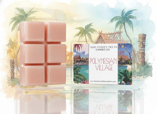 Polynesian Village | Disney Resort Inspired Wax Melt - Scented Soy Candle Tart