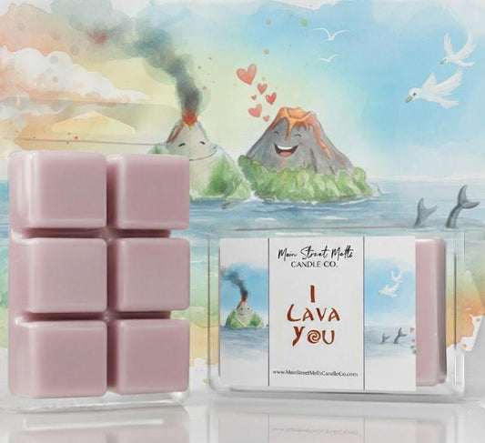 I Lava You | Disney Inspired Wax Melt - Volcano Scented Soy Candle Tart