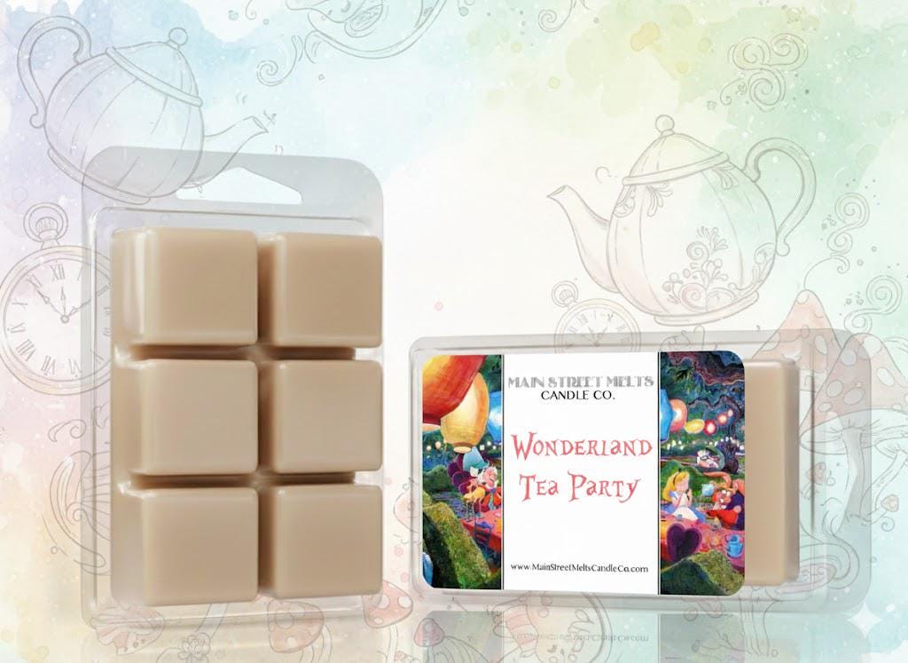 Wonderland Tea Party | Disney Inspired Wax Melt - Chai Tea Scented Soy Candle Tart
