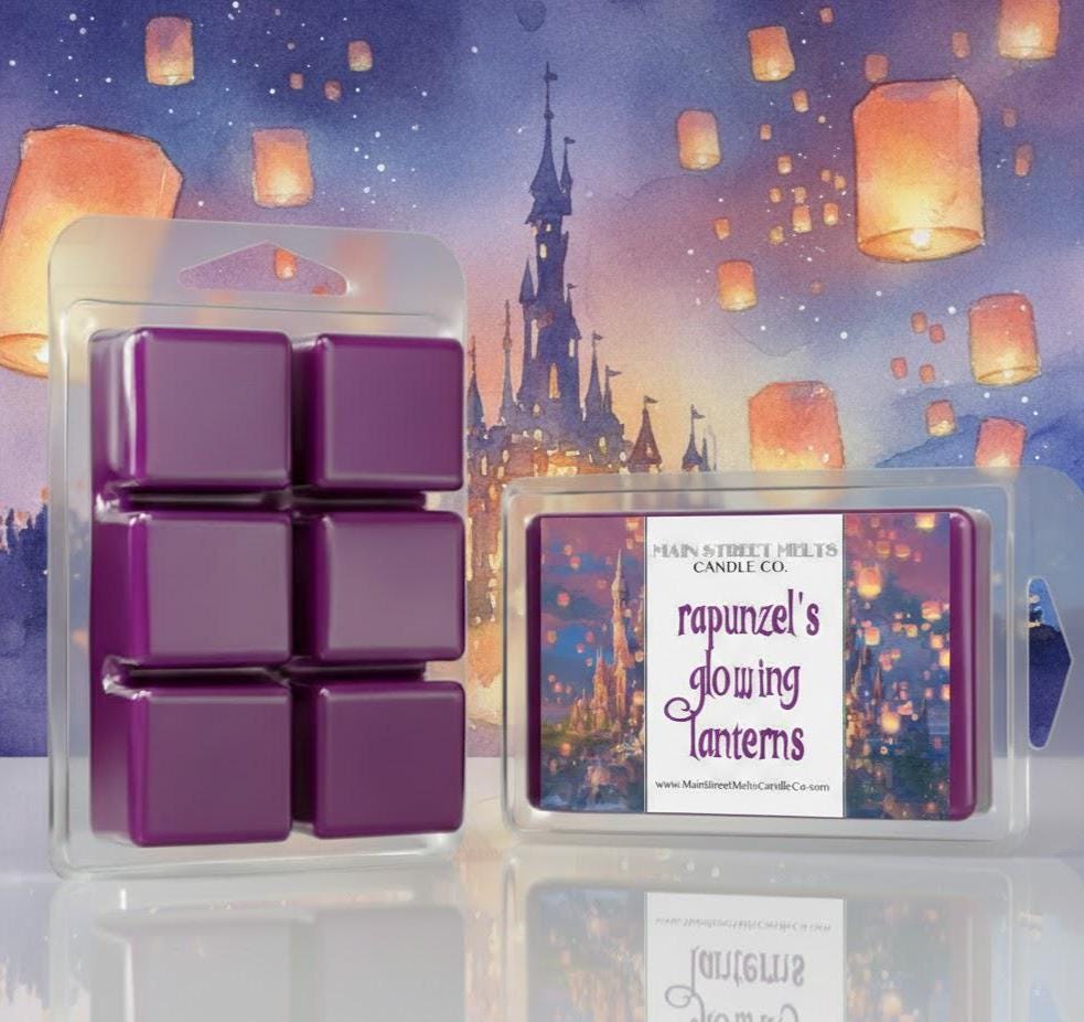 Rapunzel's Glowing Lanterns | Disney Inspired Wax Melt - Scented Soy Candle Tart