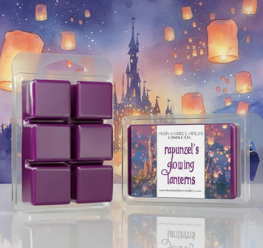 Rapunzel's Glowing Lanterns | Disney Inspired Wax Melt - Scented Soy Candle Tart