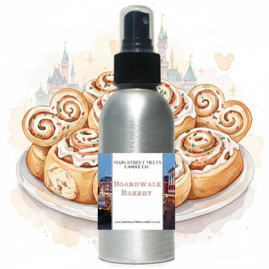 Boardwalk Bakery Room Spray - Disney Inspired Cinnamon Buns Scent - 4oz Fragrance