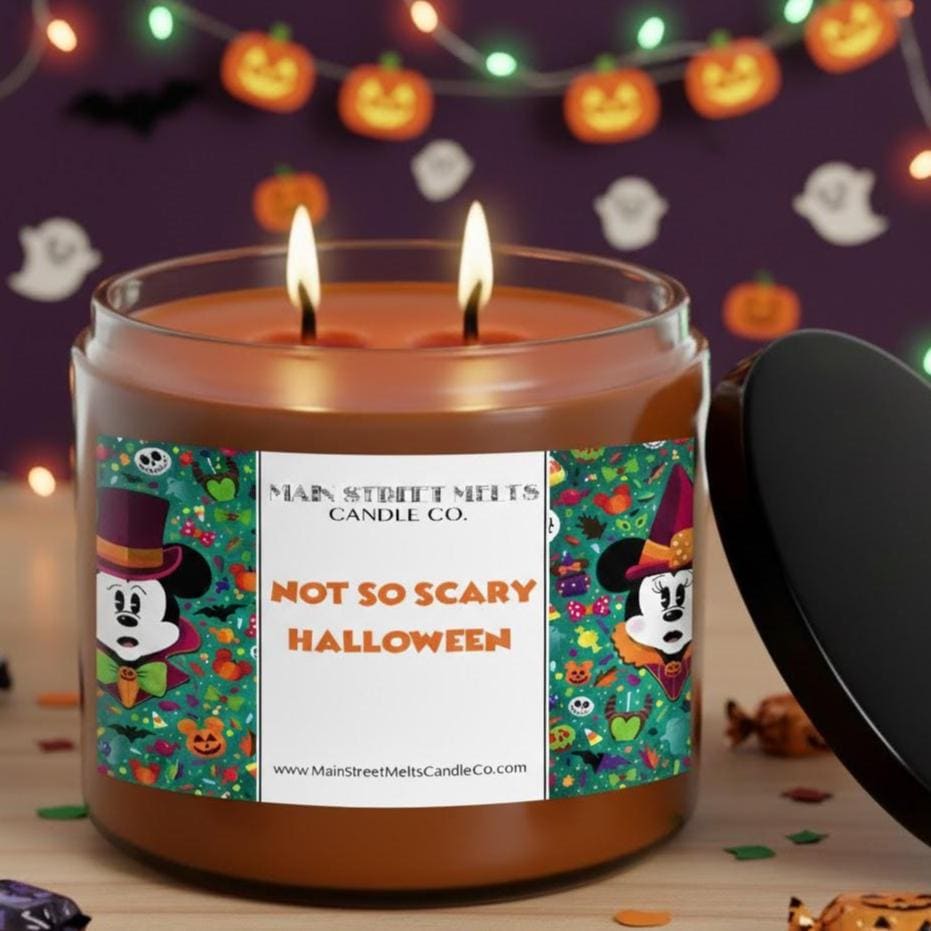 Not So Scary Halloween | Disney Inspired Scented Soy Candle - Fall Magic Fragrance