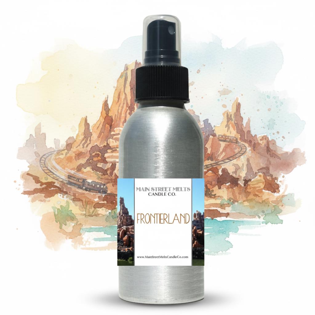 Frontierland Room Spray - Disney Inspired Roasted Pecan Scent - 4oz Fragrance