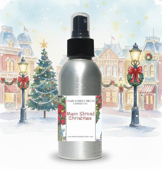 Main Street Christmas Room Spray - Disney Inspired Scent - 4oz Fragrance