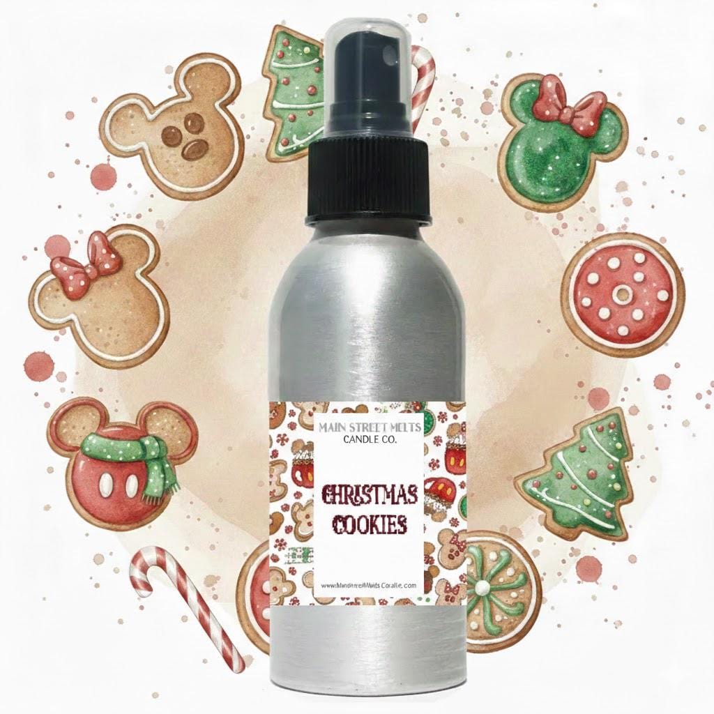 Christmas Cookies Room Spray - Disney Inspired Almond Scent - 4oz Fragrance