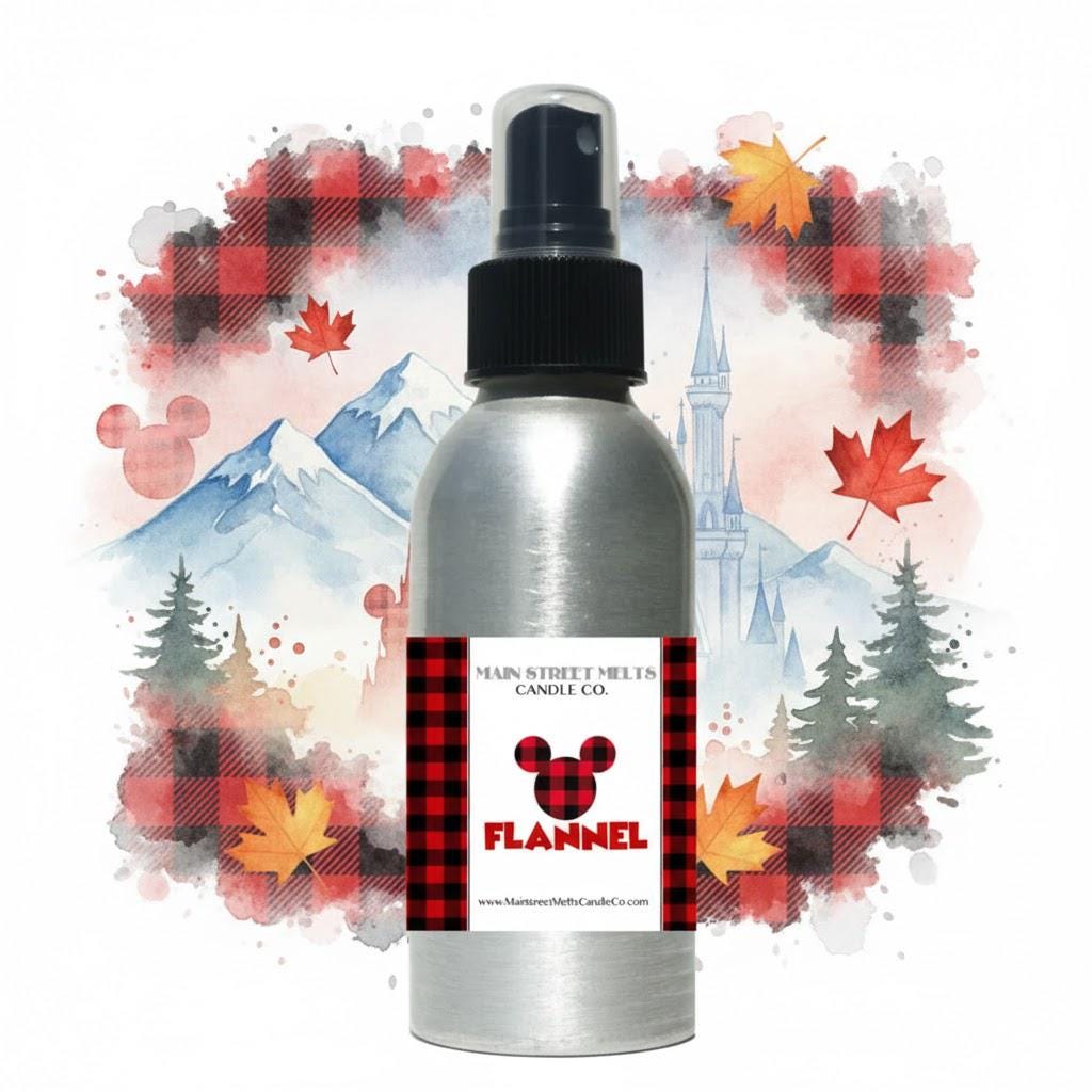 Flannel Room Spray - Disney Inspired Scent - 4oz Fragrance