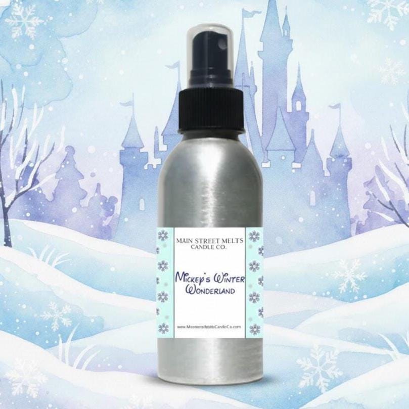 Mickey's Winter Wonderland Room Spray - Disney Inspired Scent - 4oz Fragrance