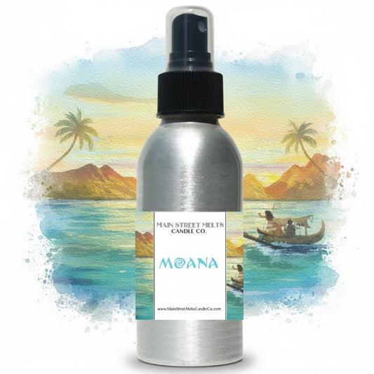 Moana Room Spray - Disney Inspired Coconut + Lime Scent - 4oz Fragrance