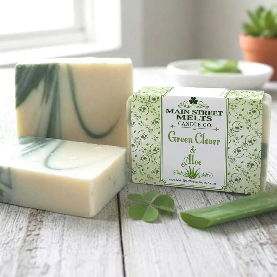Green Clover and Aloe Bar Soap - Disney Grand Floridian Resort Inspired Scent
