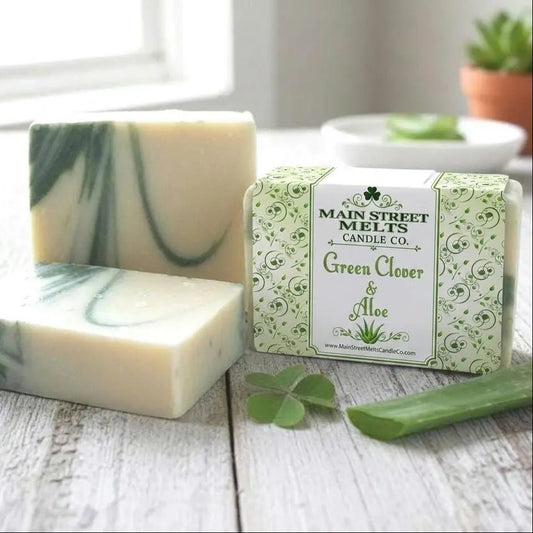 Green Clover and Aloe Bar Soap - Disney Grand Floridian Resort Inspired Scent