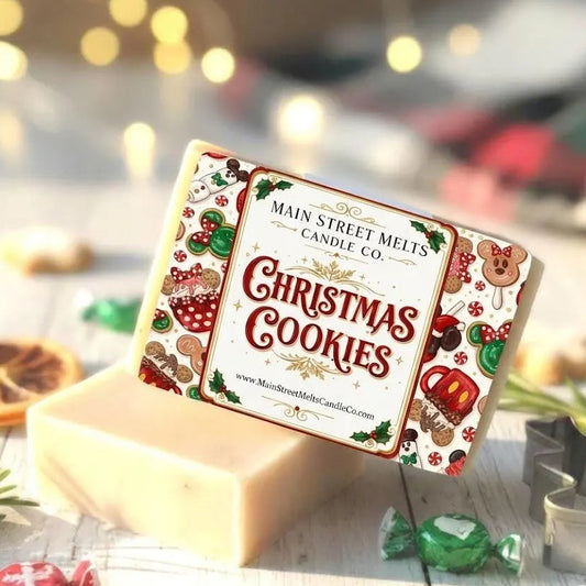 Christmas Cookies Disney Inspired Bar Soap Main Street Melts Candle Co. Magic Theme Park scent themed gift fragrance resort