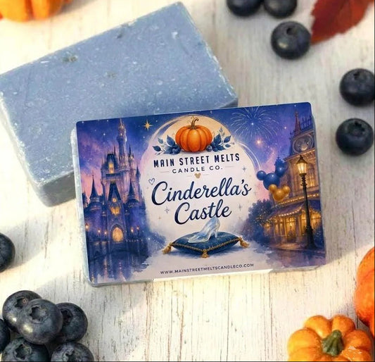 Cinderella's Castle Disney Inspired Bar Soap Blueberry Pumpkin Scented