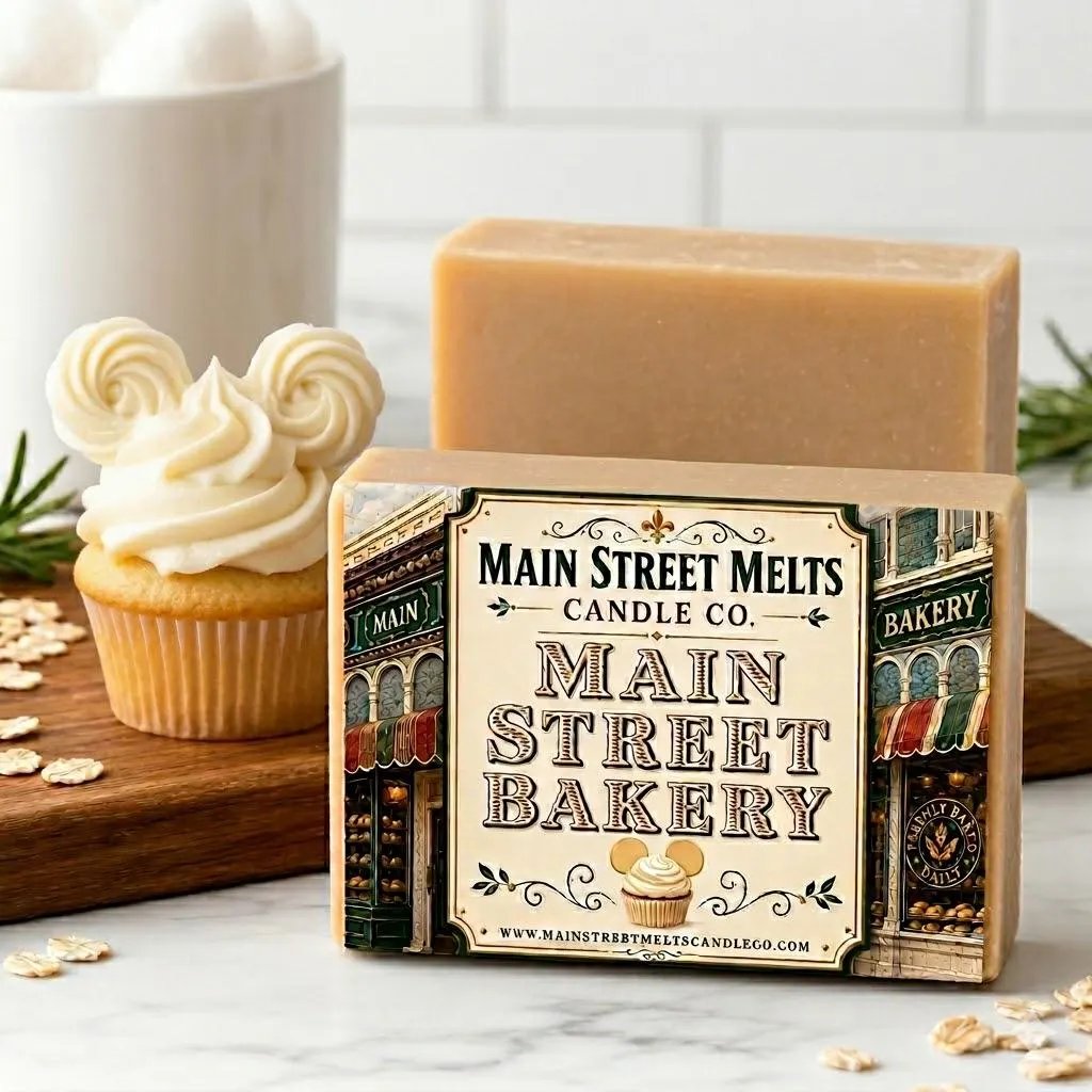 Main Street Bakery Bar Soap Disney Park Inspired Fragrance - Vanilla Scent