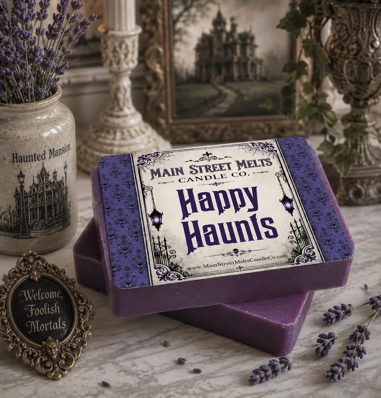 Happy Haunts Disney Inspired Bar Soap Haunted Mansion Themed