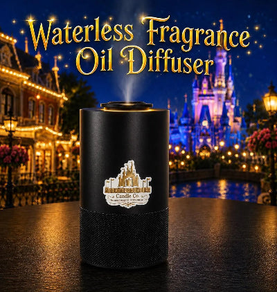 Magic On-the-Go Waterless Fragrance Oil Diffuser - Portable Home + Car Magic Inspired Disney - Resort + Park Scents