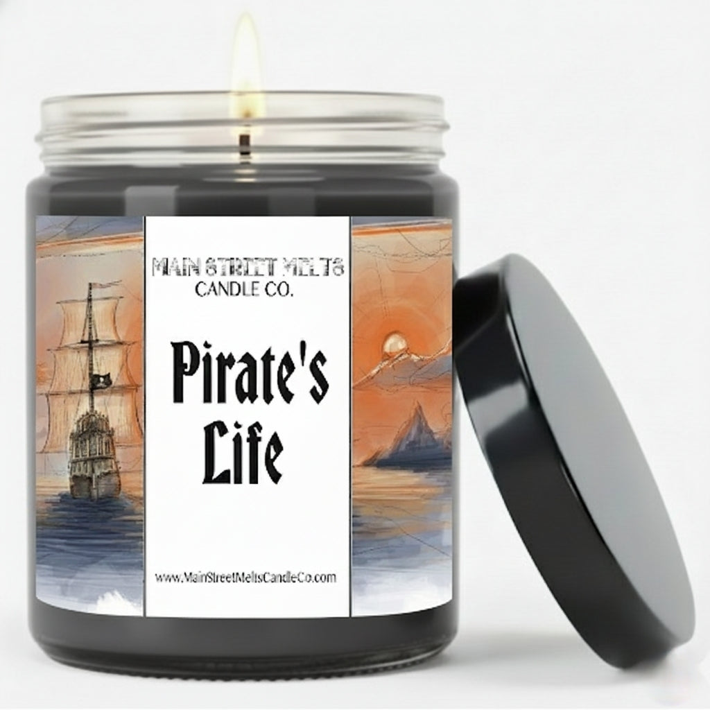 Pirates Life | Disney Inspired Scented Soy Candle - Pirates of the Caribbean Fragrance
