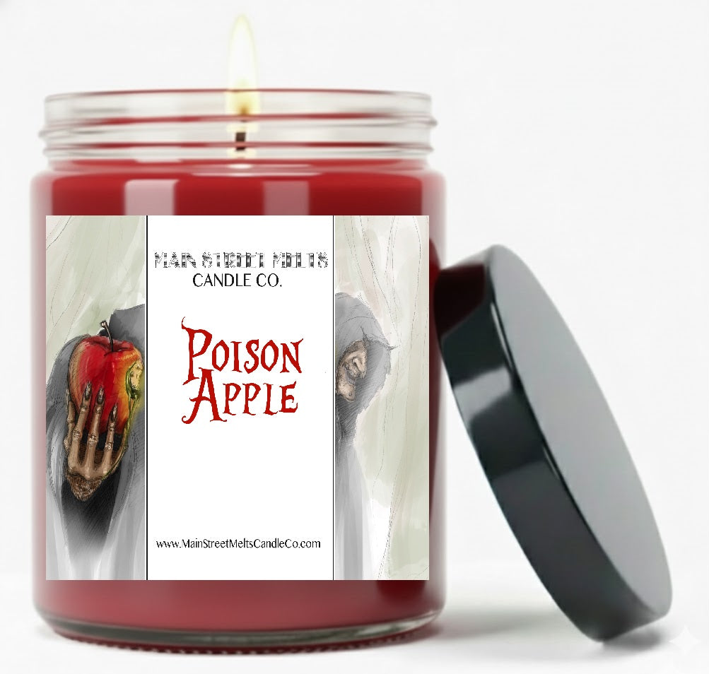Poison Apple | Disney Inspired Scented Soy Candle - Villain Themed Fragrance