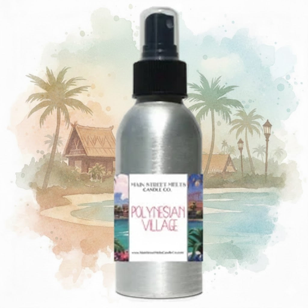Polynesian Village Resort Room Spray - Disney Inspired Scent - 4oz Fragrance