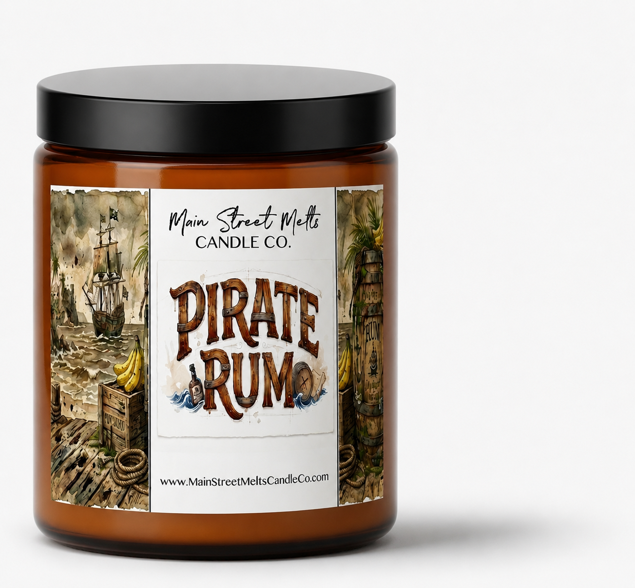 Pirates Gift Box | Disney Inspired Scented Soy Candle, Spray + Soap - Pirates of the Caribbean Ride Fragrances