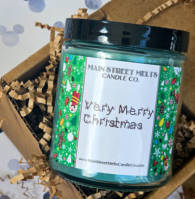 VERY MERRY CHRISTMAS Candle 9oz