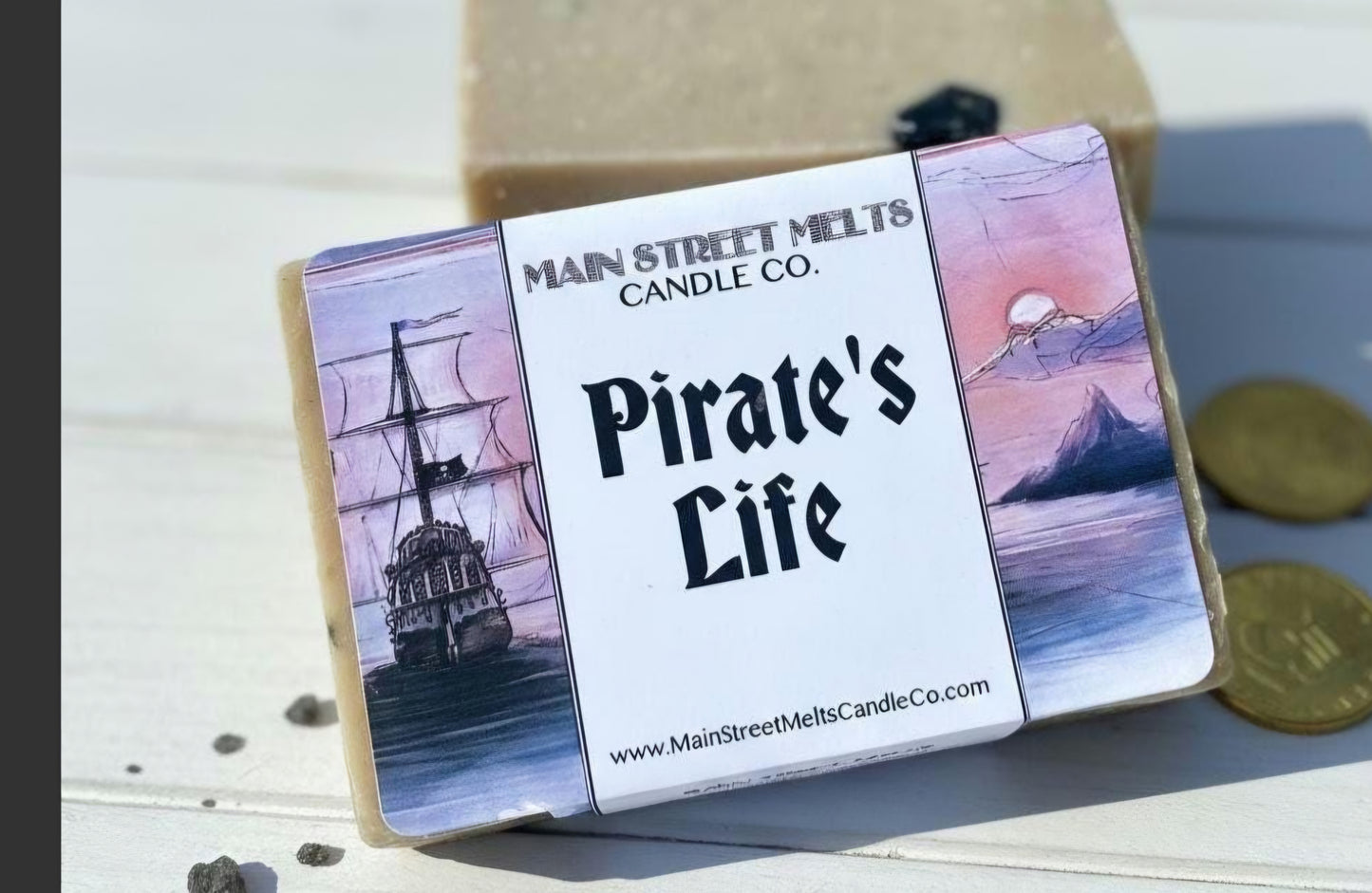 Pirates Gift Box | Disney Inspired Scented Soy Candle, Spray + Soap - Pirates of the Caribbean Ride Fragrances