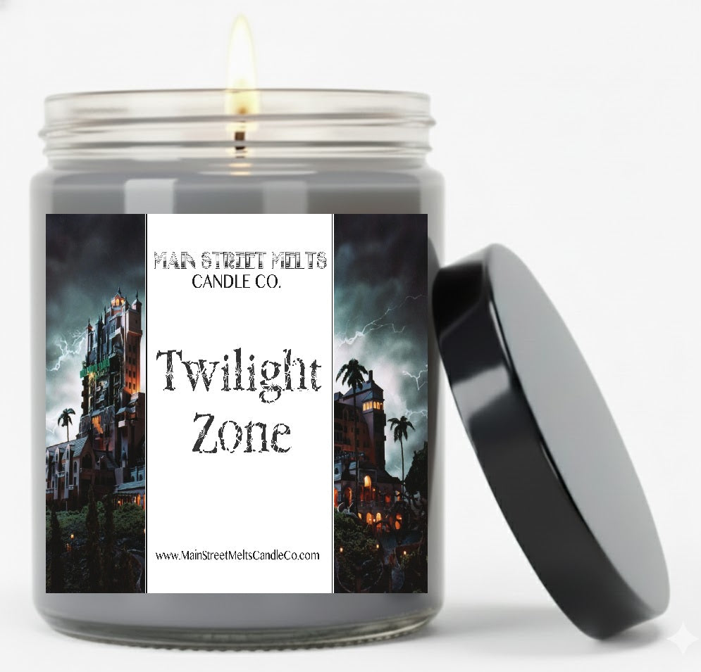 Twilight Zone | Disney Inspired Scented Soy Candle -Tower of Terror Fragrance