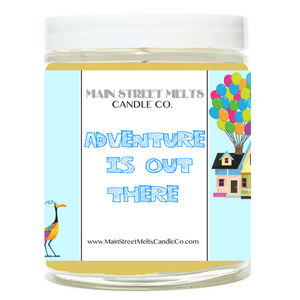 ADVENTURE IS OUT THERE Candle 9oz