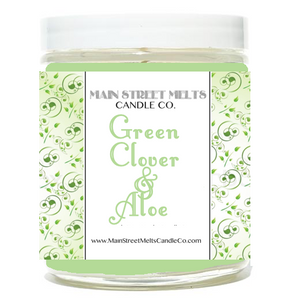 GREEN CLOVER & ALOE Candle 9oz