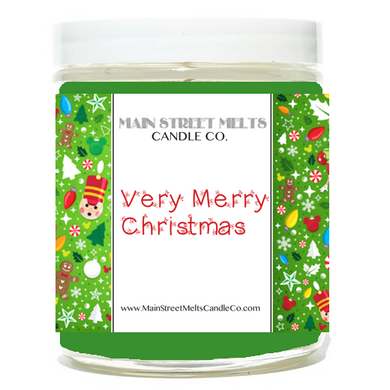 VERY MERRY CHRISTMAS Candle 9oz