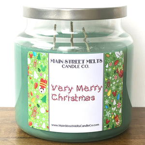 VERY MERRY CHRISTMAS Candle 18oz